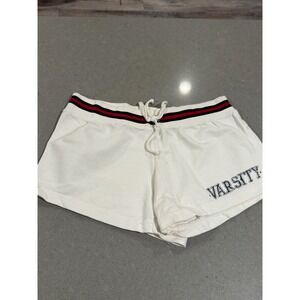 L.E.I. Y2K  Varsity Shorts Women's Drawstring Elastic Waist Sporty Athletic‎